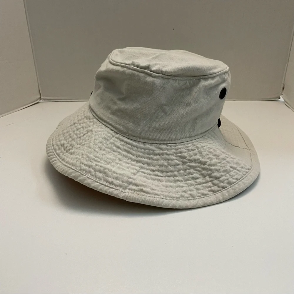 Vintage Gap Bucket Hat Safari Travel Hiking Fishing Beach Kayak Beige Y2K Unisex